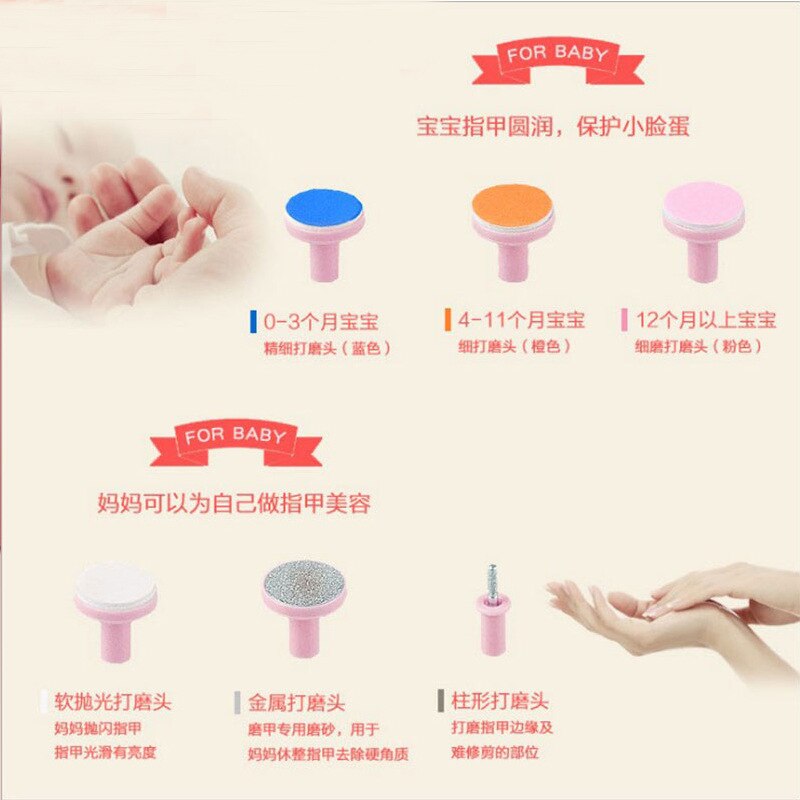 Fournitures électriques ultra silencieuses pour bébés | Dispositif multifonction pour couper les ongles, ongles et enfants,