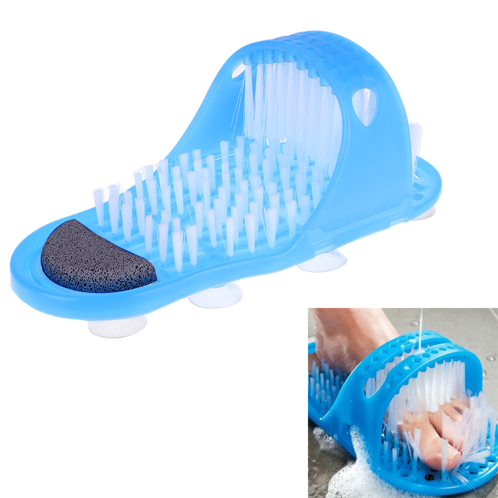 Bathroom Heel Care Exfoliating Shoes Foot Scrubber Brush Massage Slippers Bath Shower Foot Scrubber Brush Shower Bathroom Tools