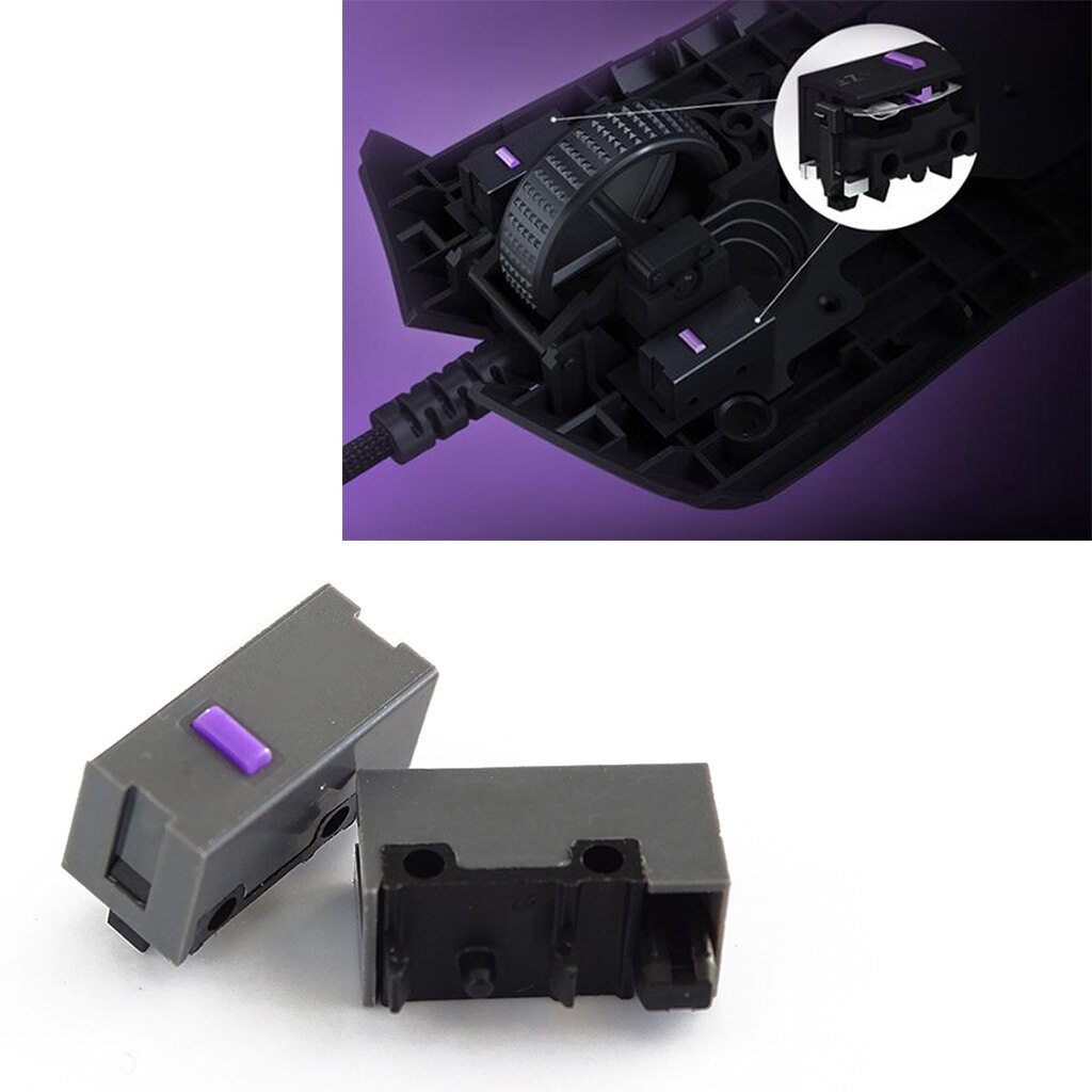 2pc originale light strike maus-mikroschalterstecker für razer viper basilisk deathadder maus-mikrotasten , 80 millionen