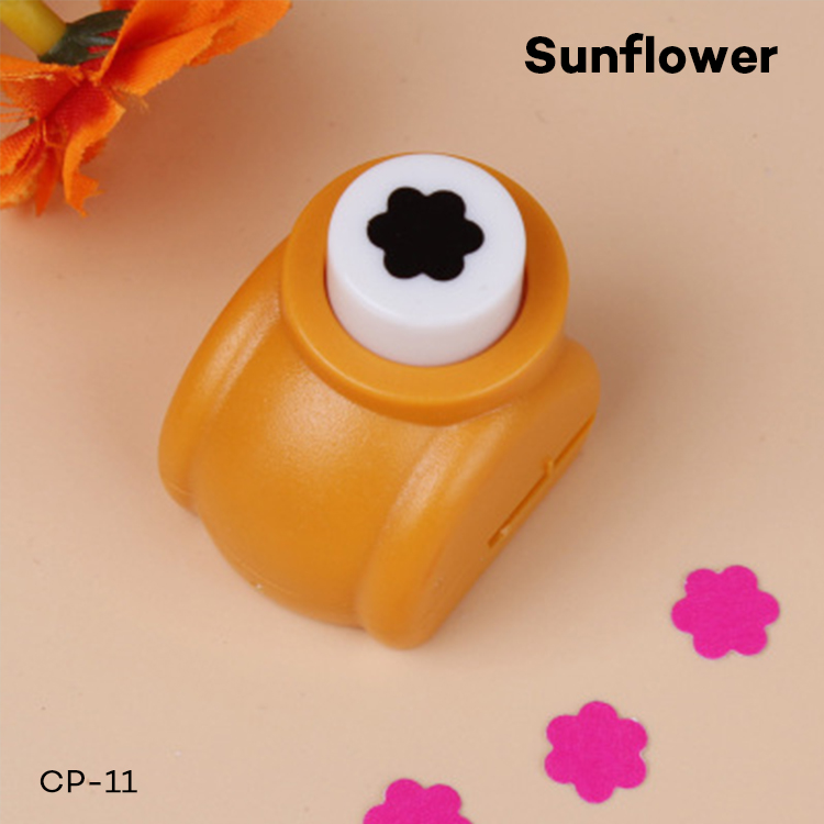 Mini bilden Handwerk schlagen Zubehör Kleine Präge Maschine Blumen Sammelalbum DIY Locher Scrapbooking Werkzeuge: Sonnenblume