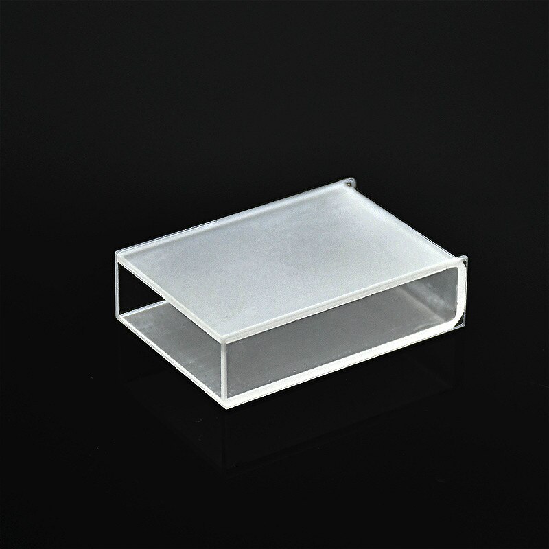 Glass Cuvette (Liquid Sample Cell) 10.5mL Light Path 30mm Absorption Cells For Spectrophotometer Frit Sintering Technology 2/PK