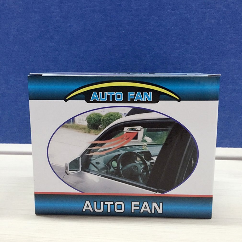 0.8W Solar Powered Car Auto Cooler Ventilation Fan... – Vicedeal