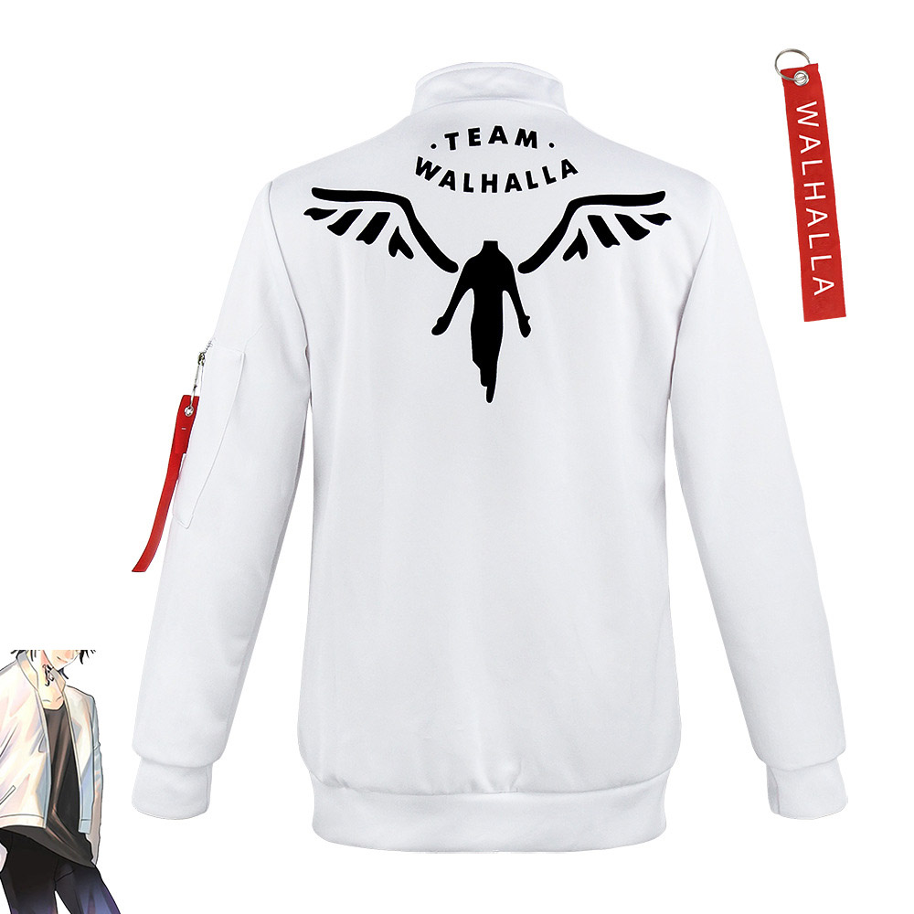 Game Kazutora Hanemiya Cosplay Tokyo Revengers Cosplay Costumes Coat Jacket Pants Valhalla Uniform Halloween Costume Adult: XXXL / Beige