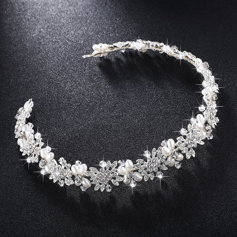 Diademas de cristal transparente de lujo para mujer, enredadera para el cabello nupcial, accesorios de joyas para el cabello de boda, tocado de novia, coronas,