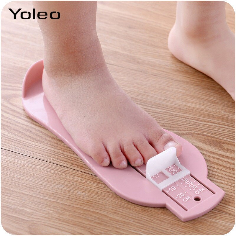 Spædbarn baby fod måle måler sko størrelse måle lineal værktøj baby barn sko toddler børn sko fittings måler fod måling