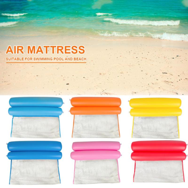 Foldable Summer Water Hammock Swimming Pool Inflatable Mat Toys Rafts Floating Bed for Kids&adult Swimming Mattress