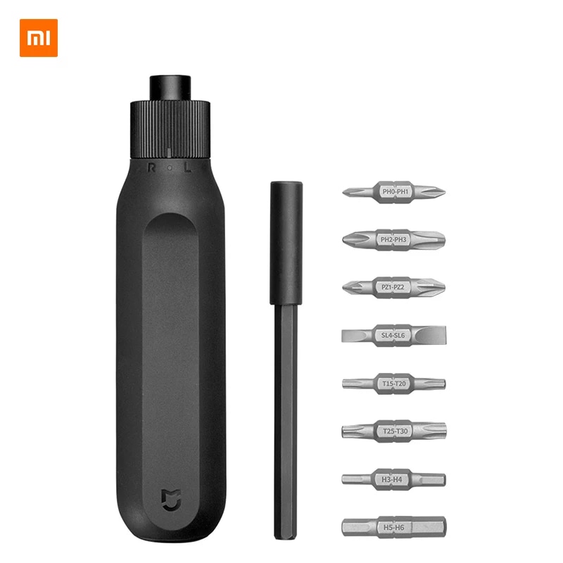 Originele Xiaomi Mijia Wiha Schroevendraaier 8 In 1 Ratel Schroevendraaier Kit Precisie Magnetische Bits 8in1 Dagelijks Voor Thuis