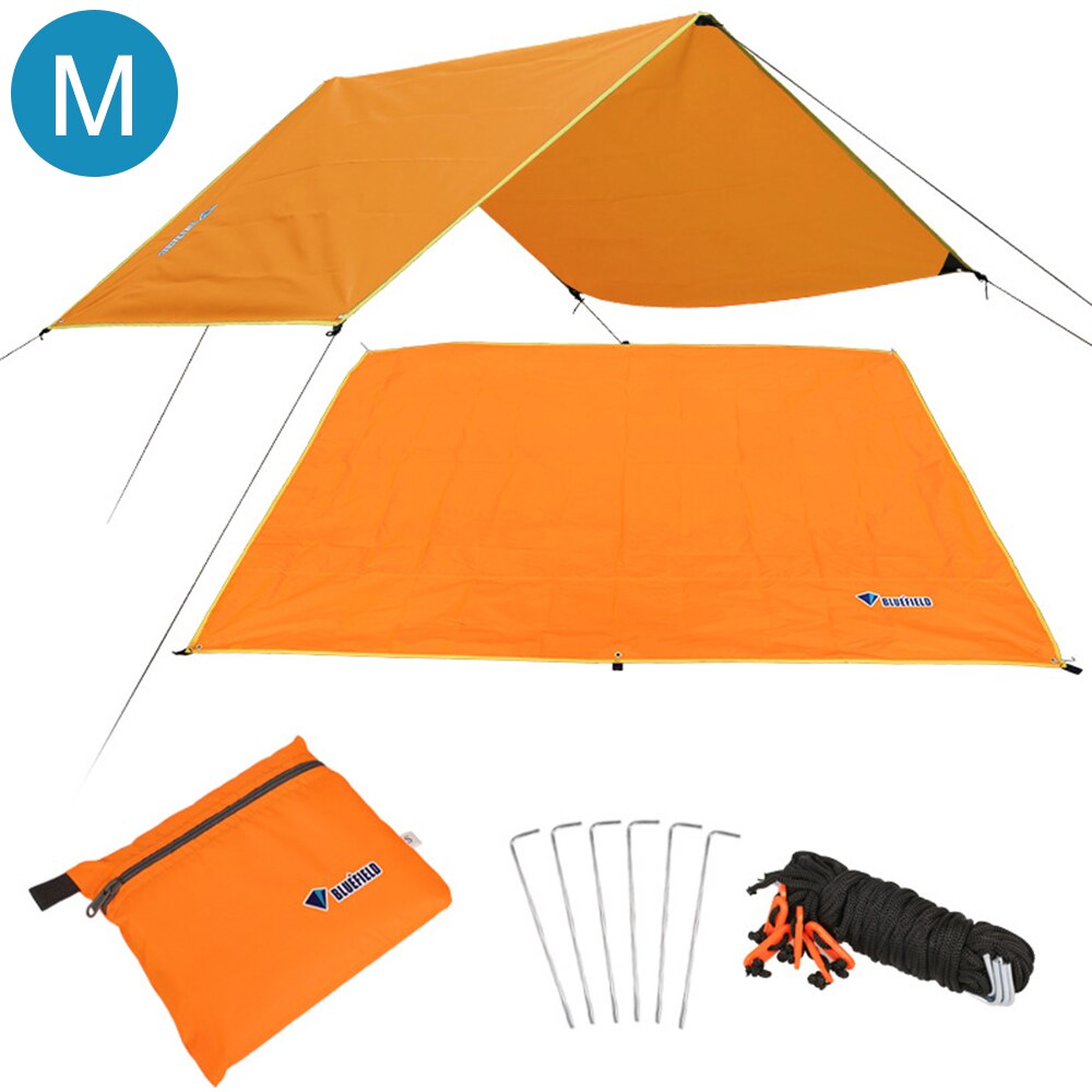 Awning Sun Shelter Beach Outdoor Camping Mat Blanket Garden Sun Awning Canopy Sunshade Hammock Rain Fly Tarp Waterproof Tent: G264062A