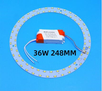 6W 12W 15W 18W 24W 36W 80W 100W LED-PANEEL Cirkel Ring Licht 220V SMD 5730 LED Ronde Plafondlamp voor Eetkamer: WIT / 1w