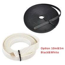 GT2 pasek rozrządu 2mm skok 10mm szeroki drut stalowy wzmocniony pasek rozrządu z PU wymiana 5M/10M robić drukarki 3D
