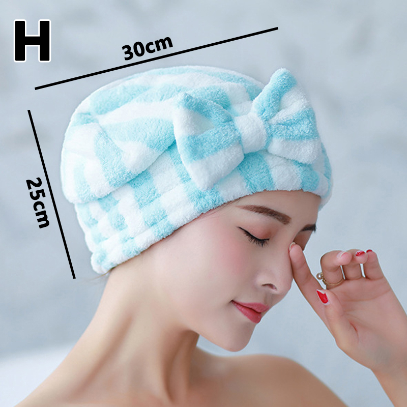 Microvezel Quick Haardrooginrichtingen Bad Spa Strik Wrap Handdoek Hat Cap Voor Bad Badkamer Accessoires: Roze