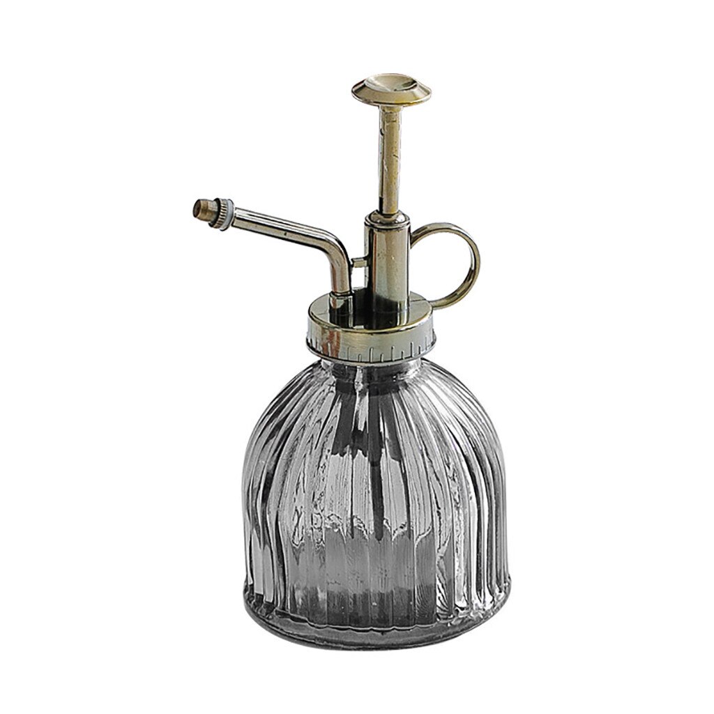 40# Large 18oz Manual Soap Dispenser Clear Glass Hand Sanitizer Bottle Soap Shampoo Dispenser for Hands Cleaning: B