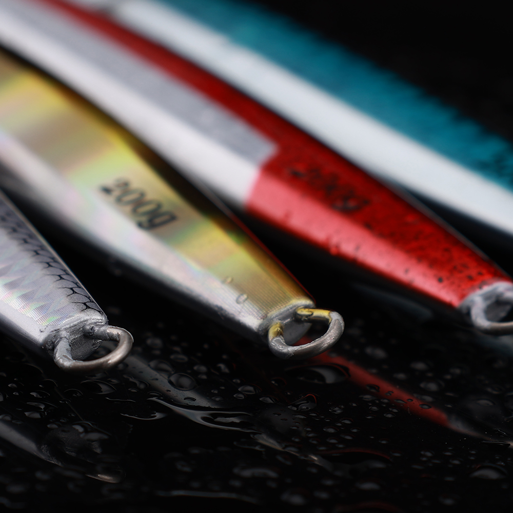 JIGGINGPRO 100g 130g 160g 200g Metal Jig Jigging Lure Isca Artificial Sea Fishing Jigs Tuna Kingfish Amberjack