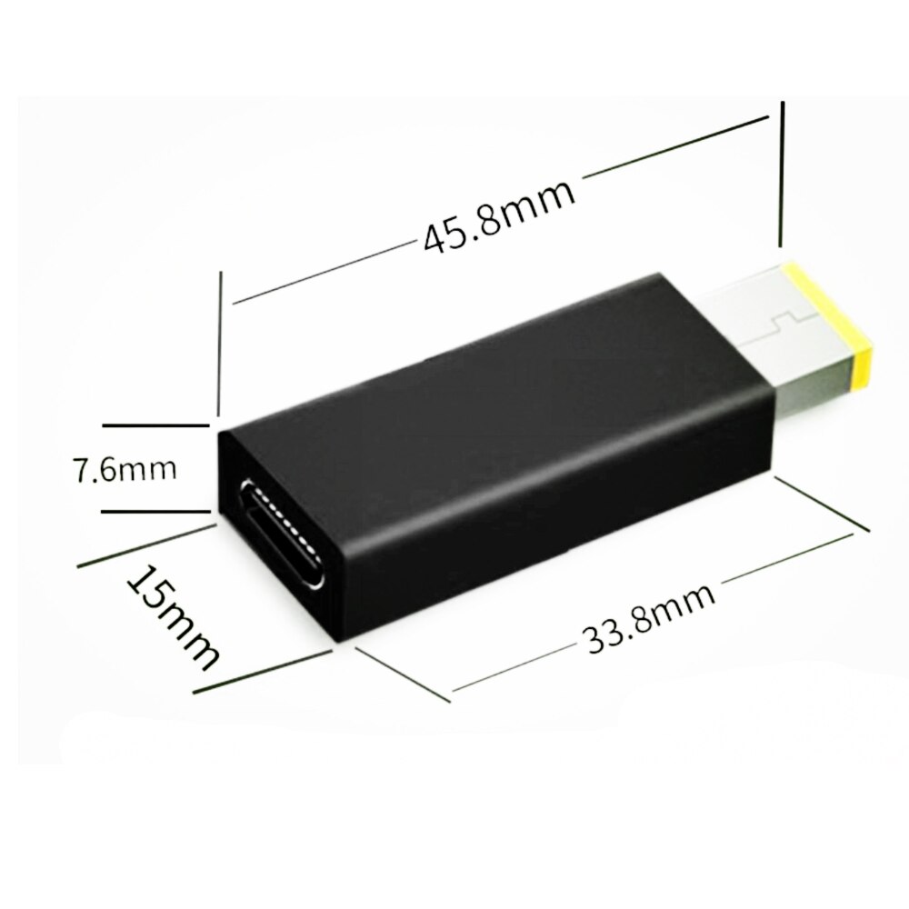 Usb 3.1 usb-c type-c bus  to 5.5 x 2.5mm 7.4 x 5.0mm 4.5 x 3.0mm dc strømforsyning stik konverter bus med pd simulation trigger
