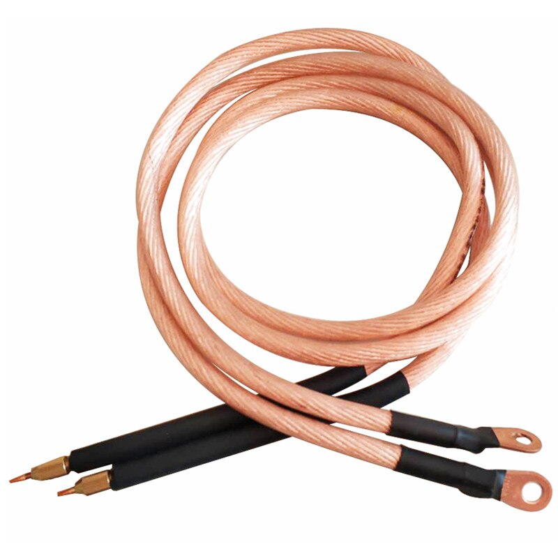18650 håndholdt punktsvejsning pen punkt svejsemaskine tilbehør kobber 16/25 firkantet punktsvejsning speciel pen: 25 kvadrat 1m kabel