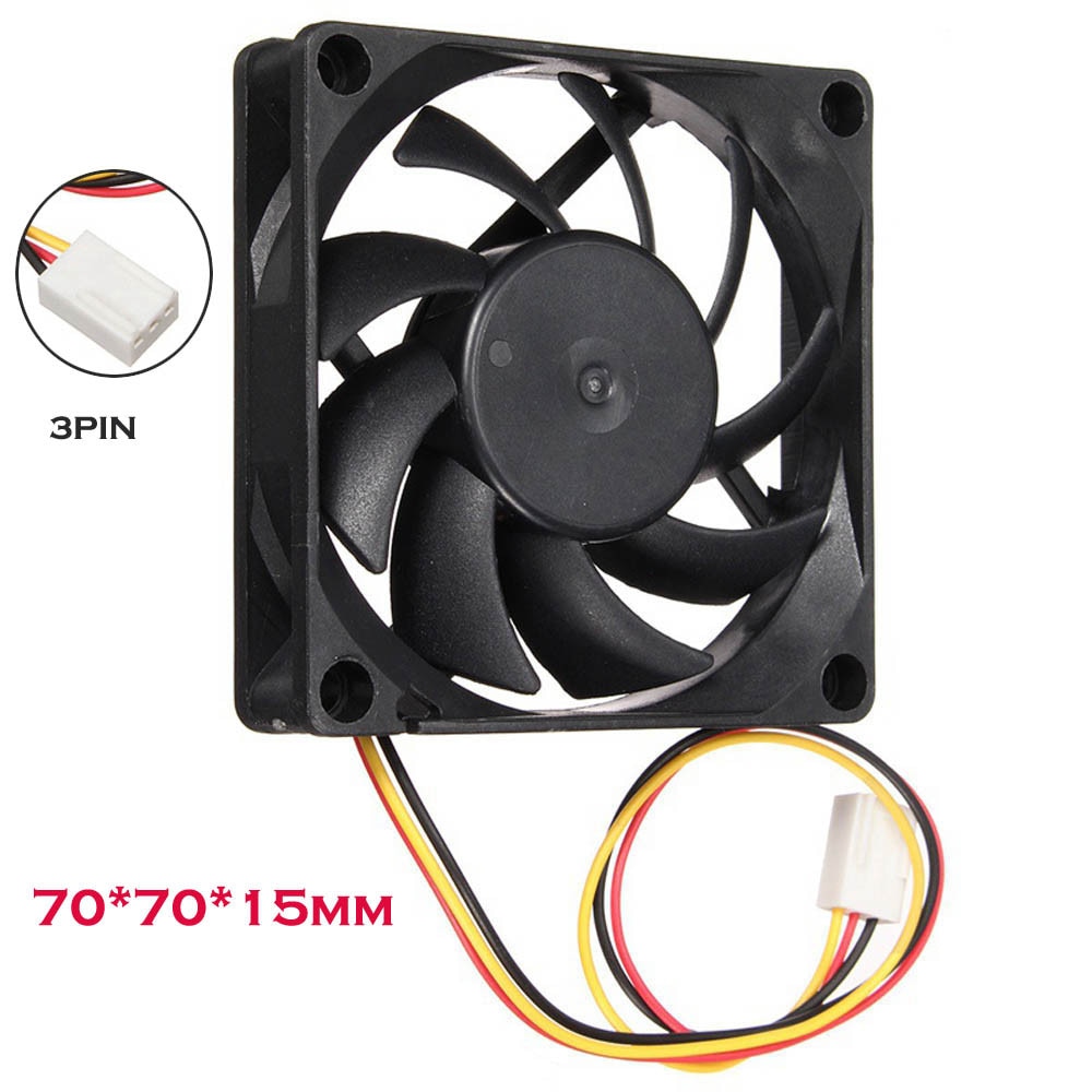 Rustig 7 Cm/70 Mm/70X70X15 Mm 12V Computer/Pc/Cpu stille Koeling Case Fan Computer Case Cooling Fans Вентилятор Для Компьютера