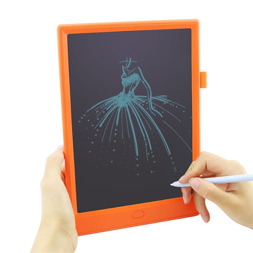10-inch Lcd Electronic Drawing Board, Writing And Painting Portable Drawing Board, Children's Student Handwriting Board#g30: Orange