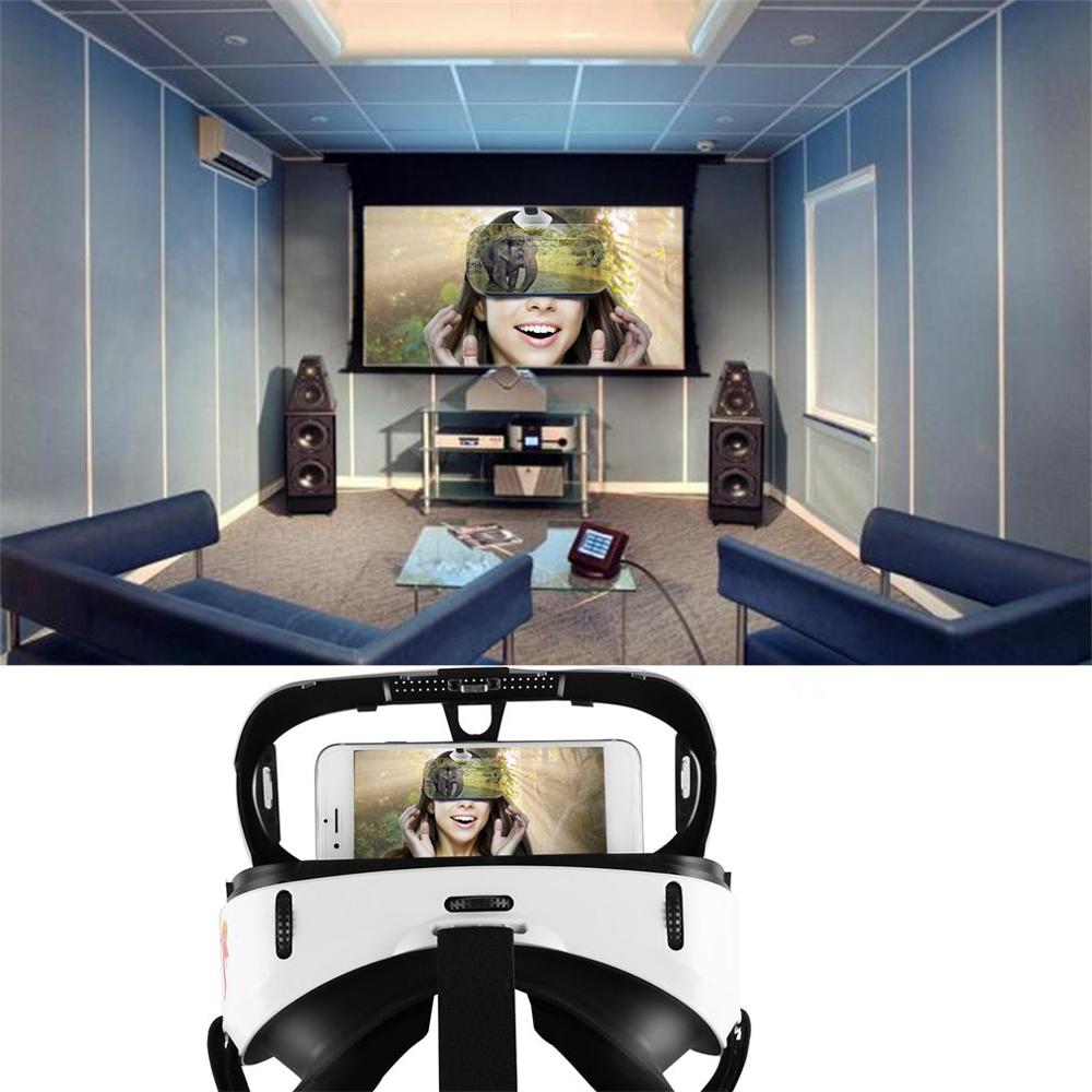 Blu-stråle glass linse 3d vr briller virtuell virkelighet headset film søle anti-ultrafiolett anti-svimmelhet bedre termisk