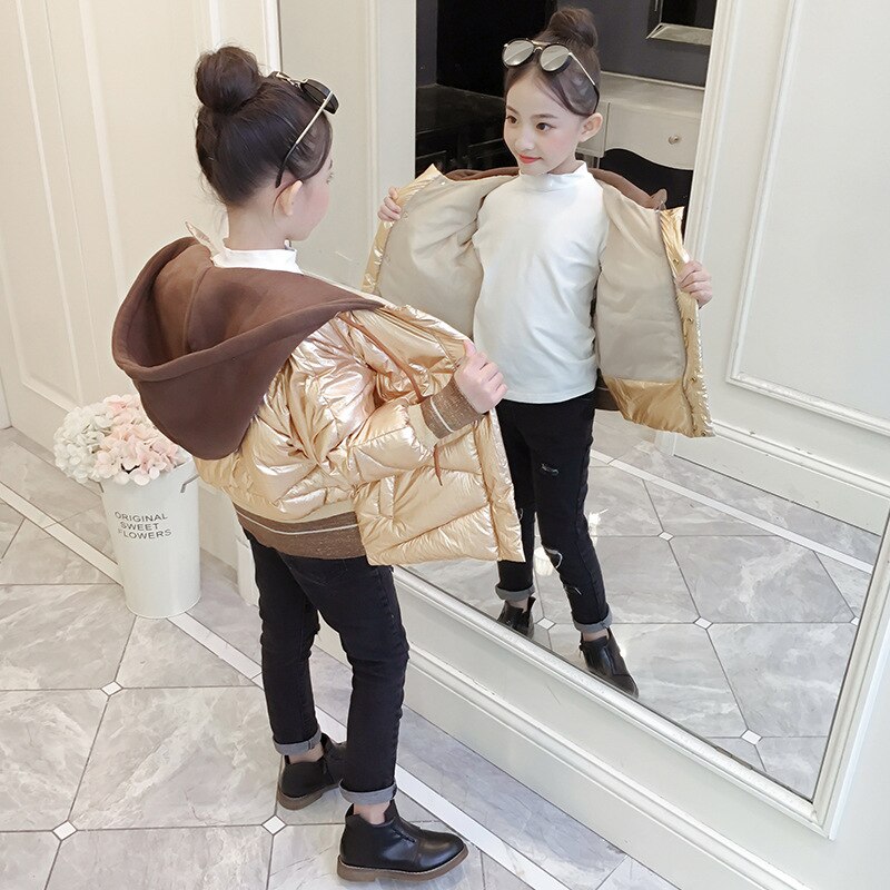 Girls cotton clothes winter coat winter girl bread service