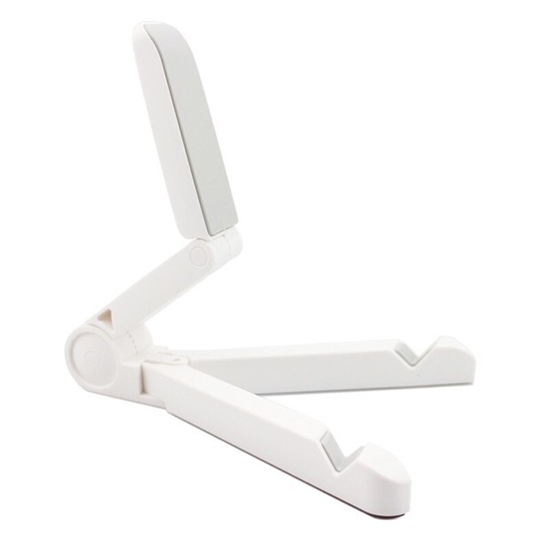 Opvouwbare Tablet Houder Verstelbare Desktop Tafel Bureau Ondersteuning Voor Ipad Telefoons Opvouwbare Telefoon Houder: WHITE