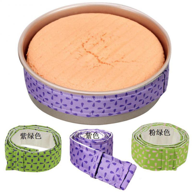 Praktische bakvorm voor taarten ter bescherming van de bandage bakgereedschap anti-vervormingsbandage ter ondersteuning van gelijkmatig verwarmde ontvormband