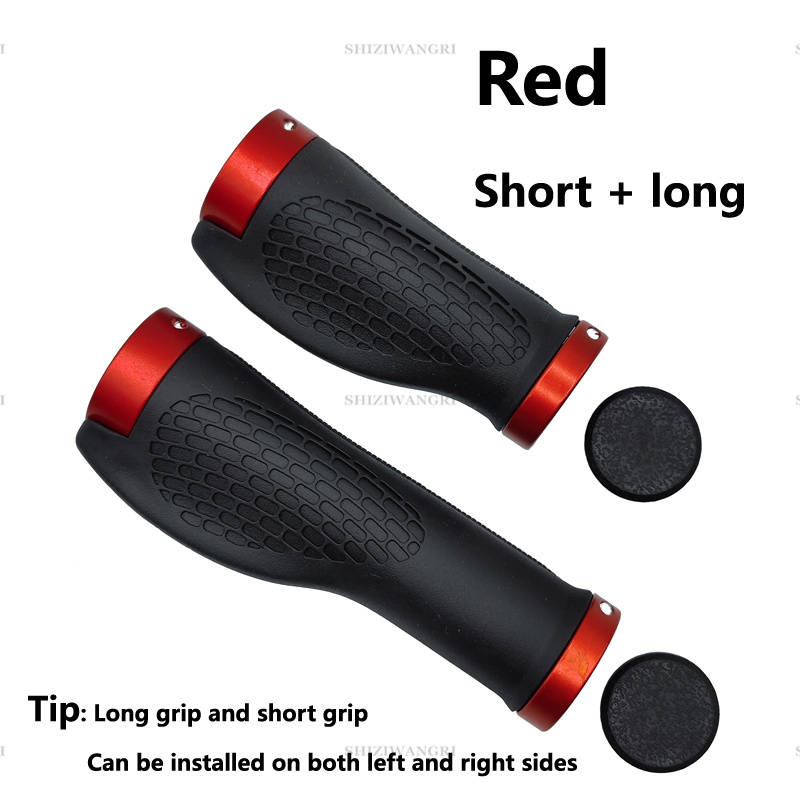 MTB Fahrrad Griffe Lenker Kurze Lange Fahrrad Griffe Anti-Skid Gummi Griff Radfahren Mountainbike Grip Ergonomische: YELLOW