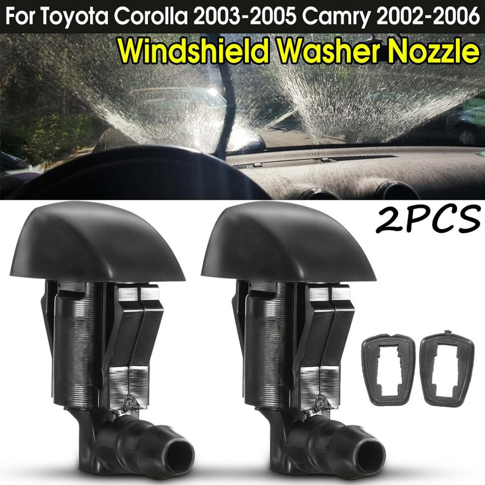 4 PCS Windshield Washer Nozzle Spray Jet For Toyota For Corolla For Camry 2003 2004 2005 2006: 2PCS