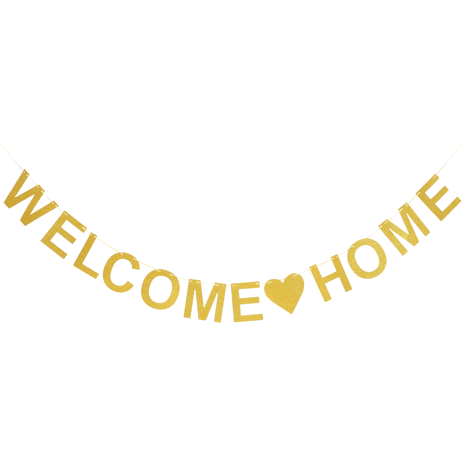 Welcome Home Sign Banner, Decoração Pendurada, Bandeiras Bunting, Photo Prop, Decoração Do Partido, 1 Conjunto