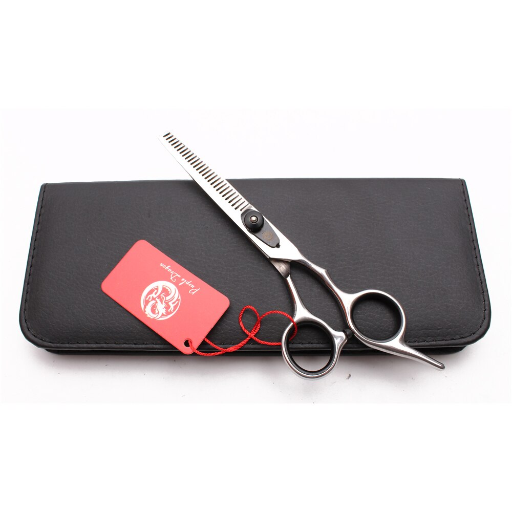 Tijeras de aseo para perros con tornillo trasero de acero inoxidable de 6 ", tijeras normales para adelgazamiento, juego de tijeras para mascotas, Z1003