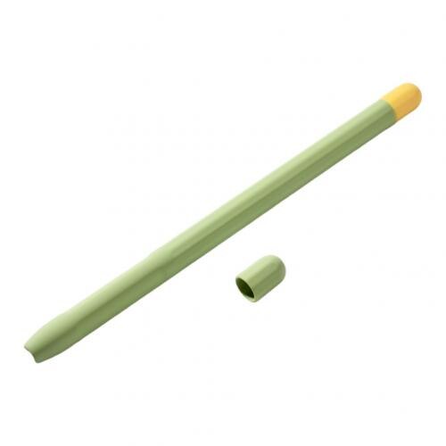 Soft Silicone Pencil Cases For Apple Pencil 1/2 Tablet Touch Pen Stylus Protective Sleeve Cover Anti-lost For iPad Pencil Acce: Green 1