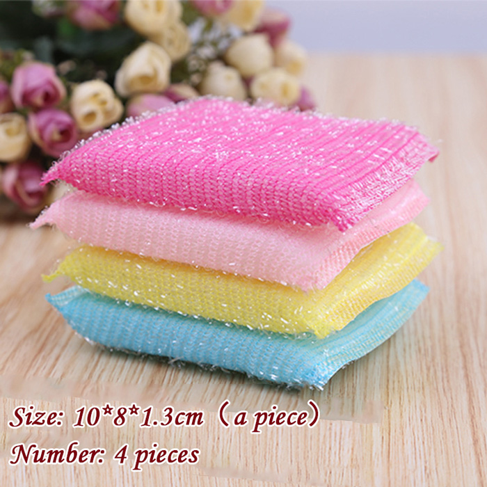 Esponja mágica de melamina, paquete de paños de cocina para lavar y limpiar, sin aceite, paño de cocina, absorción de agua, cepillos, 1 unidad: 4pcs ordinary