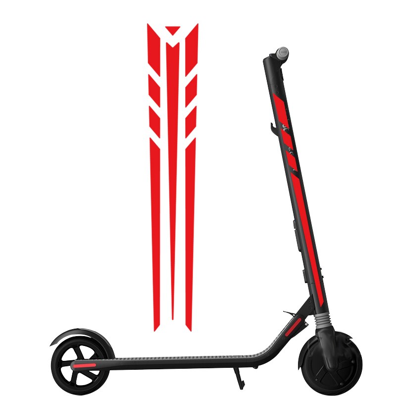 Reflective Safe Stickers Scooter Decoration for Ninebot ES1 ES2 ES3 ES4 BHD2: 4