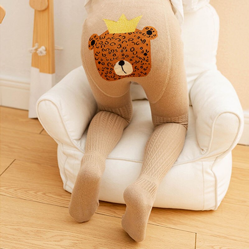 1-3 anni simpatico cartone animato animale collant per bambini primavera estate cotone bambino neonato ragazzo ragazza collant collant