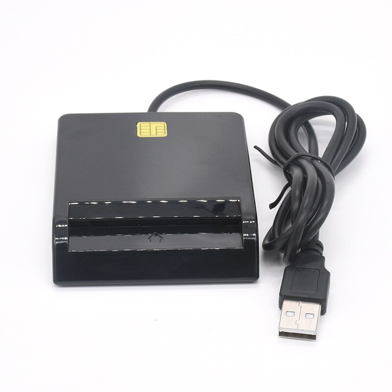 Usb Smart Card Reader Voor Bankkaart Ic/Id Emv Kaartlezer Voor Windows 7 8 10 Linux Os USB-CCID Iso 7816 Voor Bank Belasting Terugkeer