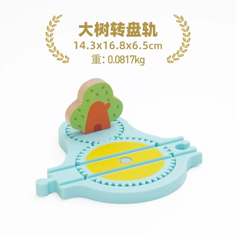 Houten Trein Station Auto Garage Speelgoed Beuken Houten Track Railway Bridge Fit Biro Alle Merken Houten Spoor Speelgoed Voor Kinderen