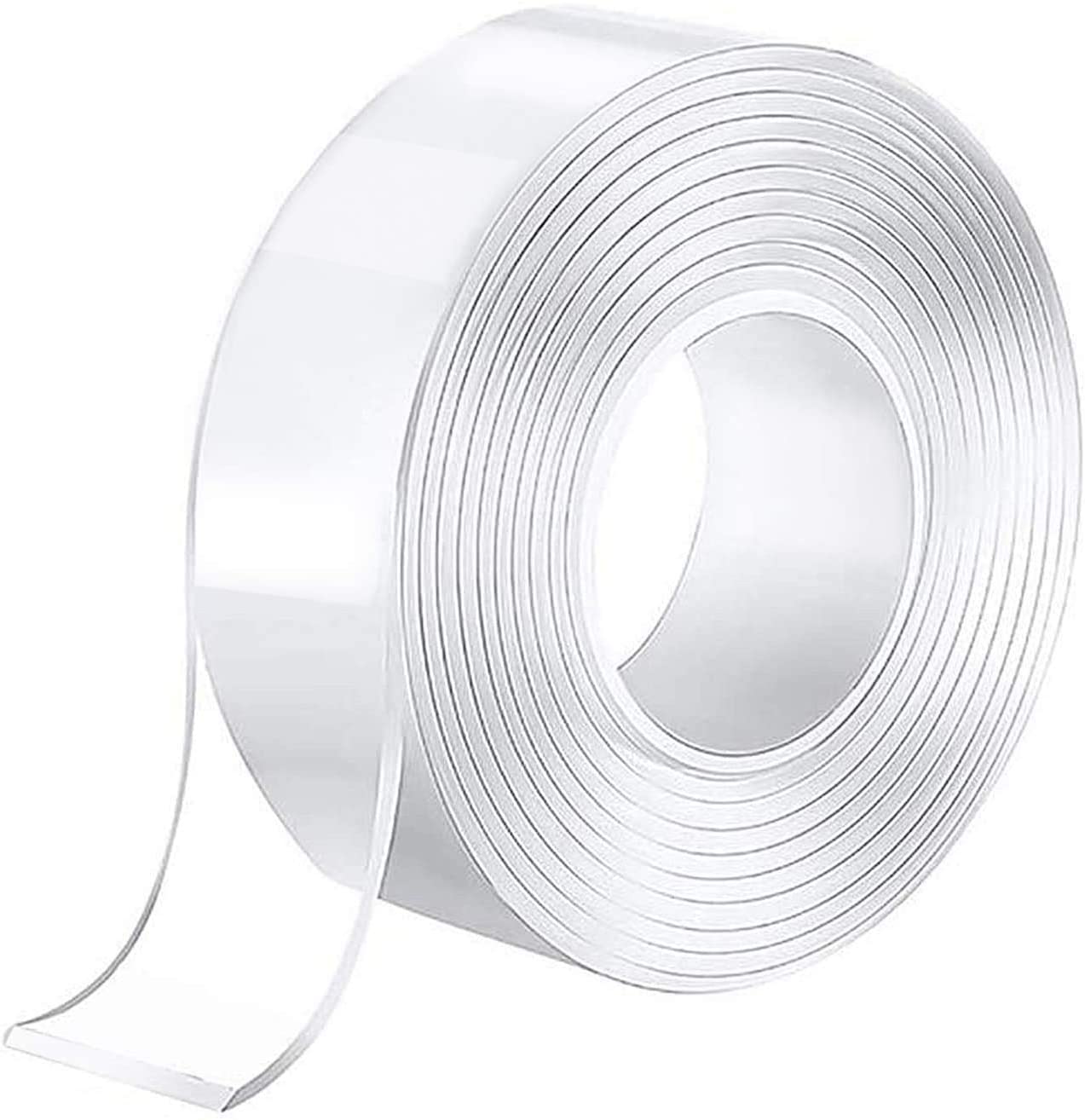 Cinta adhesiva Nano magic de doble cara, transparente, reutilizable, impermeable, gekkotape para el hogar: 1MM 3M 1M