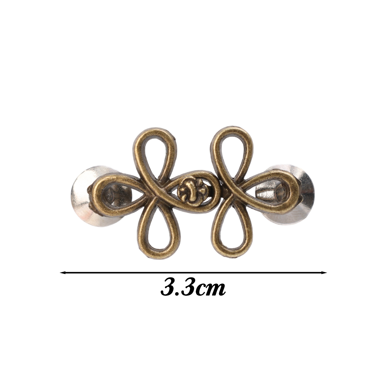 2 STUKS Klavertje Vier Gesp Richter Taille Spanner Legering Verstelbare Taille Gesp Afneembare Naadloze Knop voor Broek Rokken: Paars