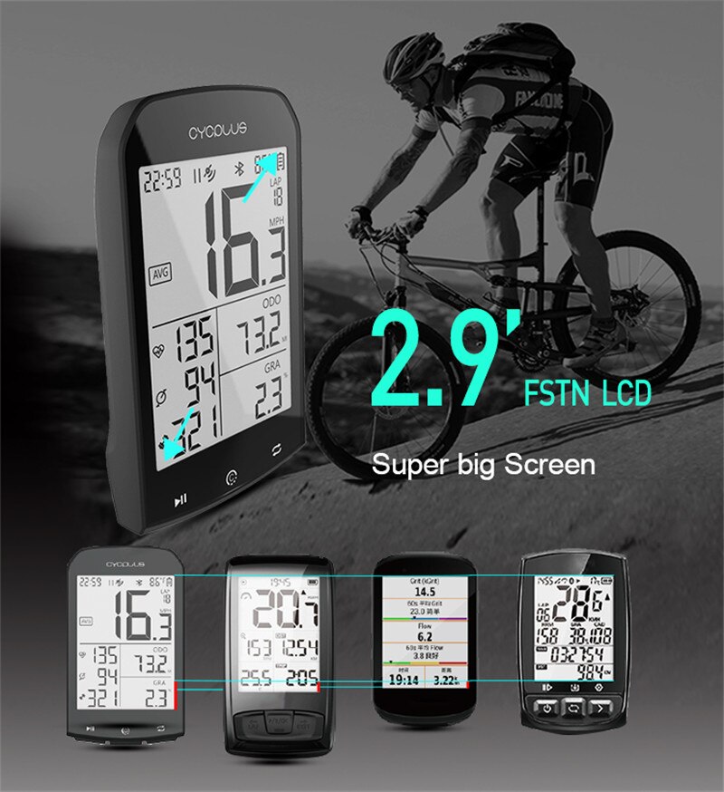 CYCPLUS M1 bicycle GPS waterproof ipx6 Bike computer cycling Speedmeter wireless Stopwatch