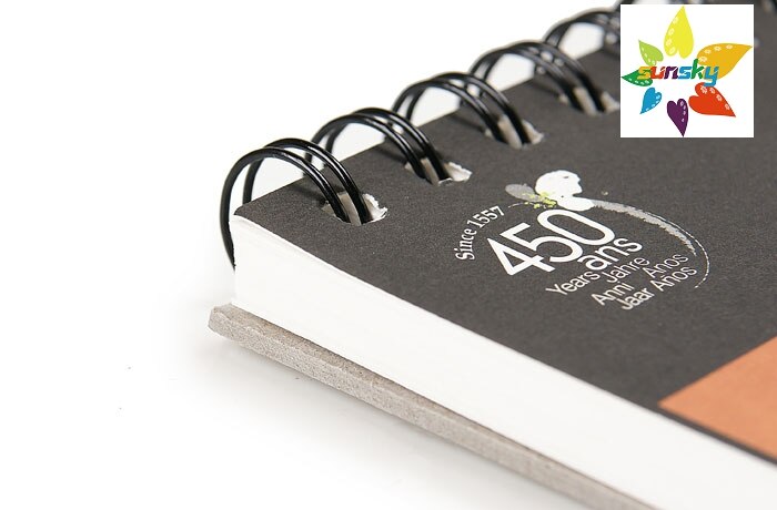 Canson 1557 8K/16K/32K,Sketch Pad Book Spiral Bound 155/180gsm artsist drawing paper,For pencil, ink, charcoal and pastel.