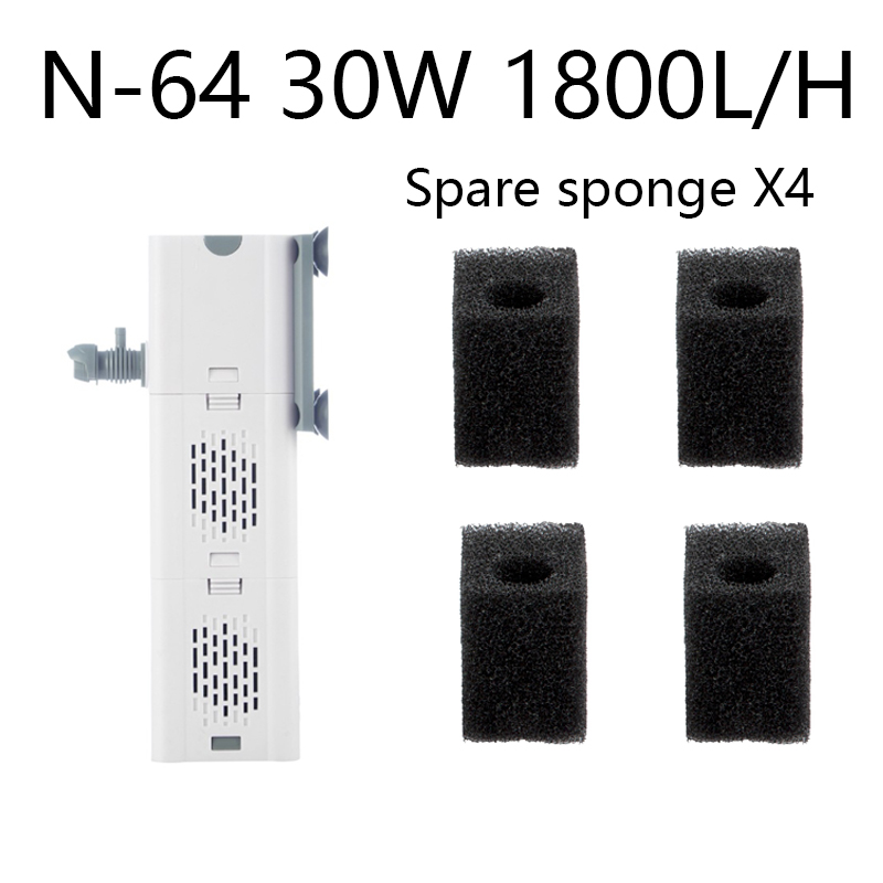 Zuurstof Lucht aquarium filter Aquarium Filter pomp Aquarium Pomp 110V 220V waterpomp aquarium DIY doos Spons bacteriën bal ring