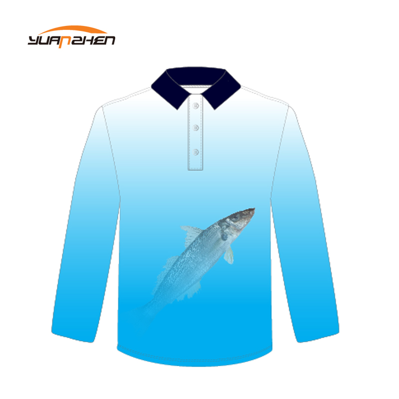 Uw Eigen Afdrukken Uv-bescherming Vissen Shirt