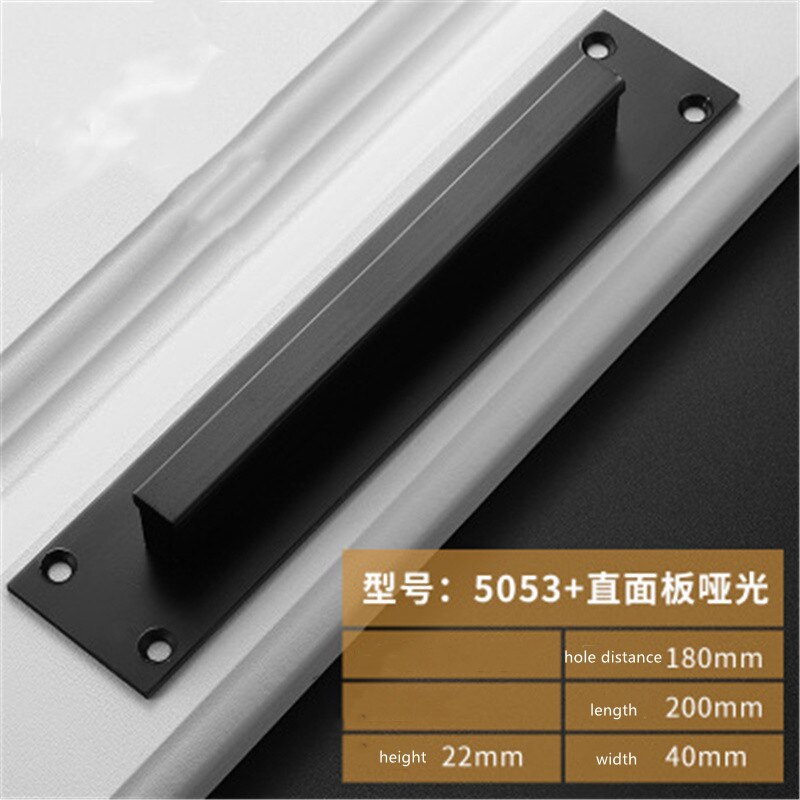1pc Aluminum alloy sliding door handles Cupboard Cabinet drawer knobs pulls handles Furniture hardware and accessories: 5053