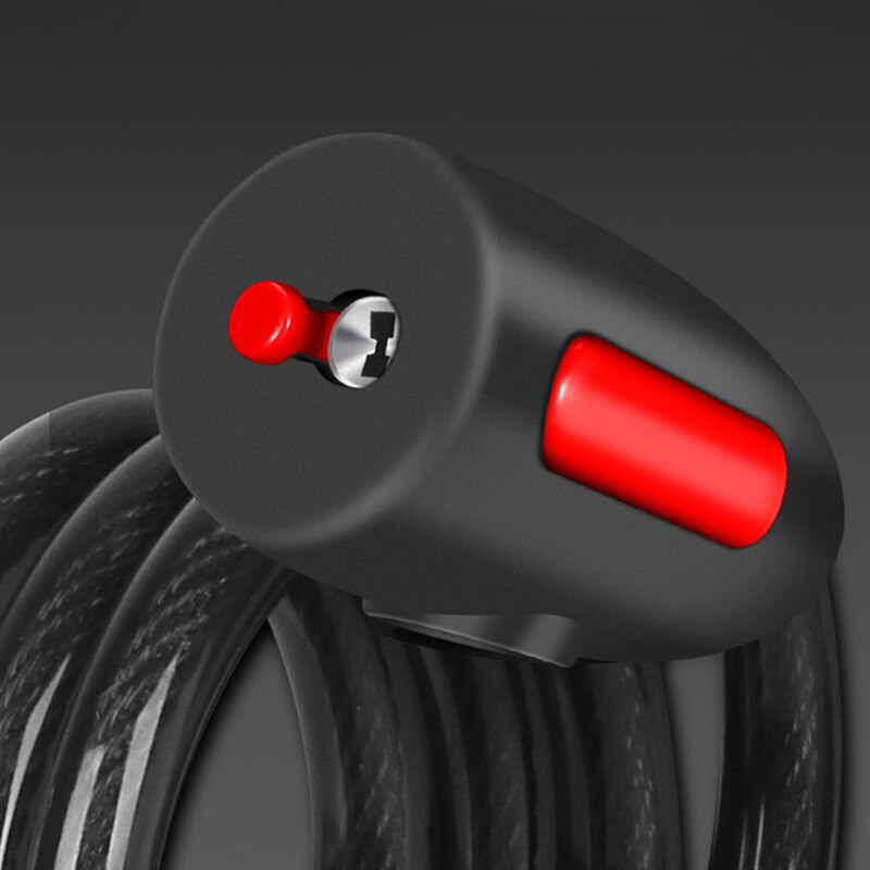 Bike Lock, Bike Locks Cable Lock Coiled Secure Keys Bike Cable Lock
