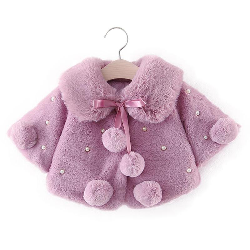 Manteau en coton pour enfants filles | Vêtement , manches longues, Version ample, boutons, col rabattu, vêtements loisirs quotidiens: VIOLET / 6M