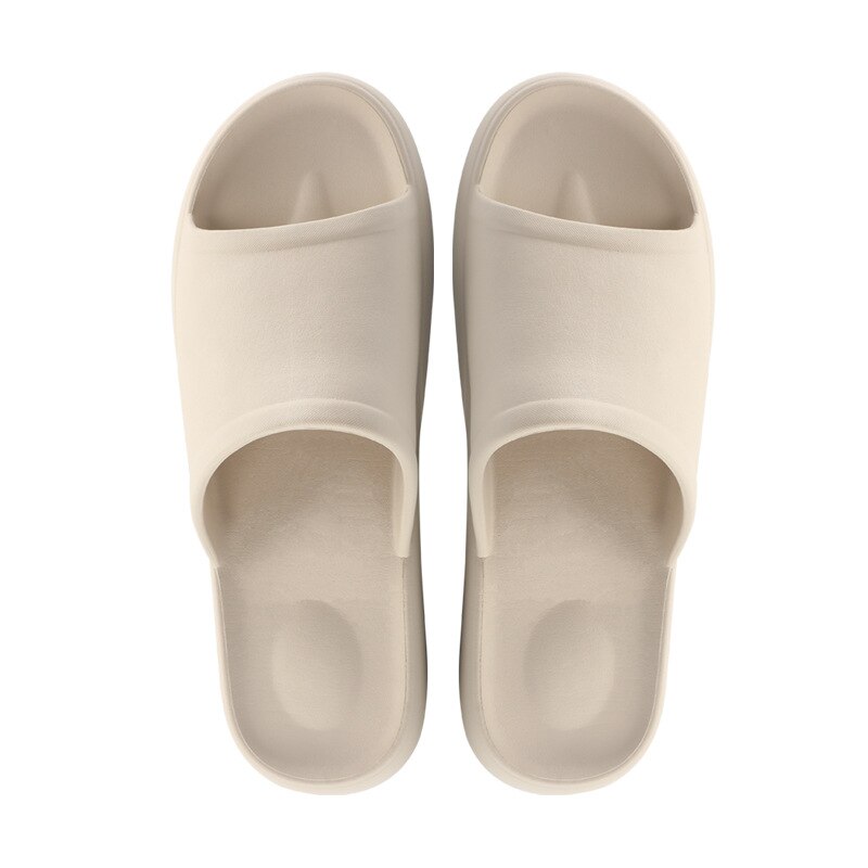 Xiaomi Leisure Bathroom Home Men Woman Slippers Dust-proof Non-slip Soft Bottom Bathing Flip Flop Lightweight Sandals: Khaki 44-45