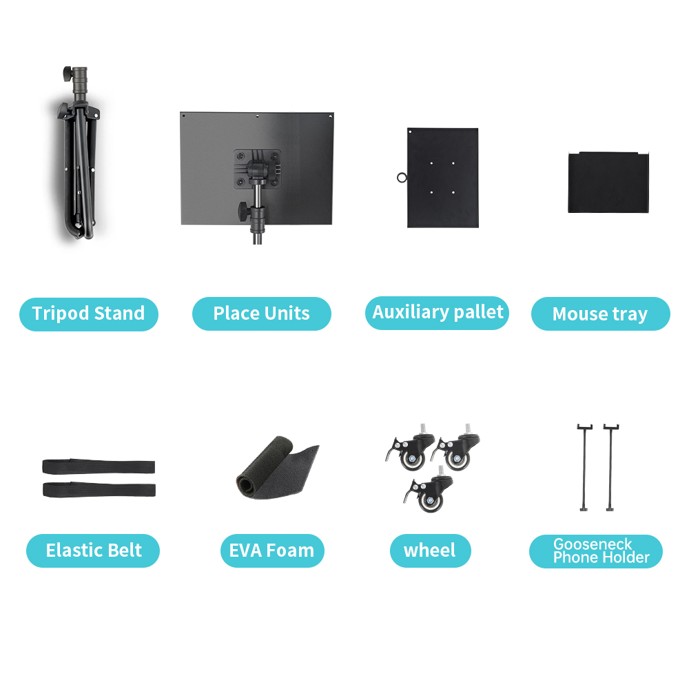 145 cm Projector Statief Laptop Statief Verstelbare Hoogte 23 tot 63 "Staand Bureau Outdoor Computer Bureau Stand voor Studio