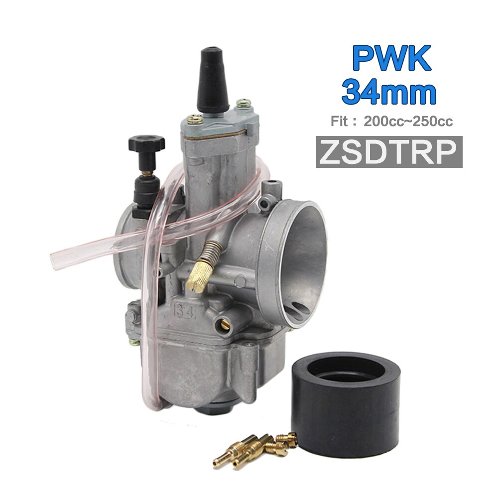 ZSDTRP Motorcycle 4 stroke KOSO ZSDTRP KEIHIN OKO 24 26 28 30 32 34 mm Carburetor With Power Jet Fit Race Scooter ATV UTV: 34mm ZSDTRP