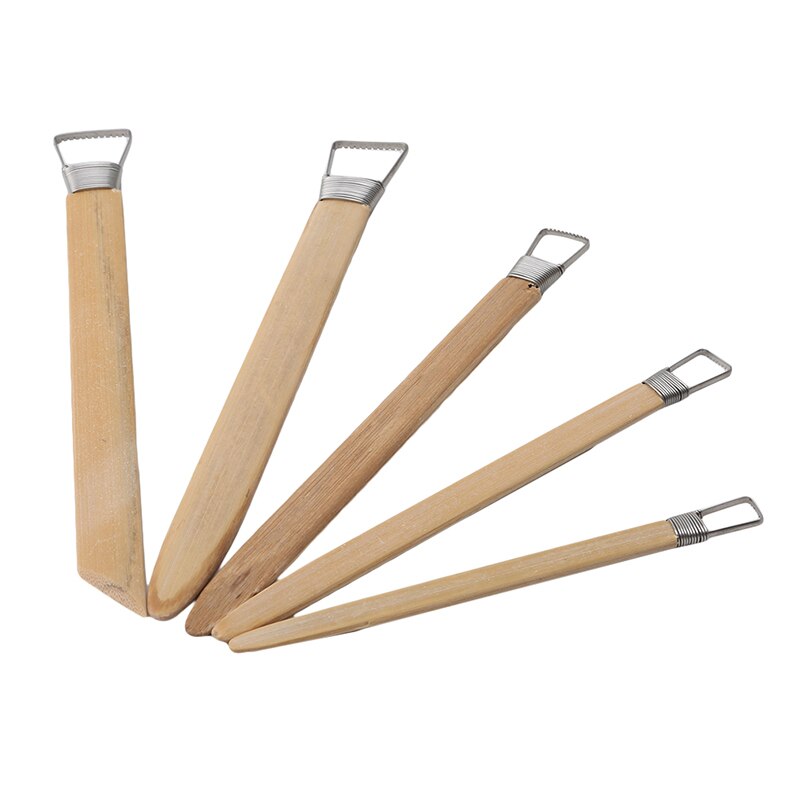Outils professionnels en argile polymère de bambou, grattoir en céramique de poterie, modélisation de Sculpture de boue sculptée, outils artisanaux, fournitures de loisirs