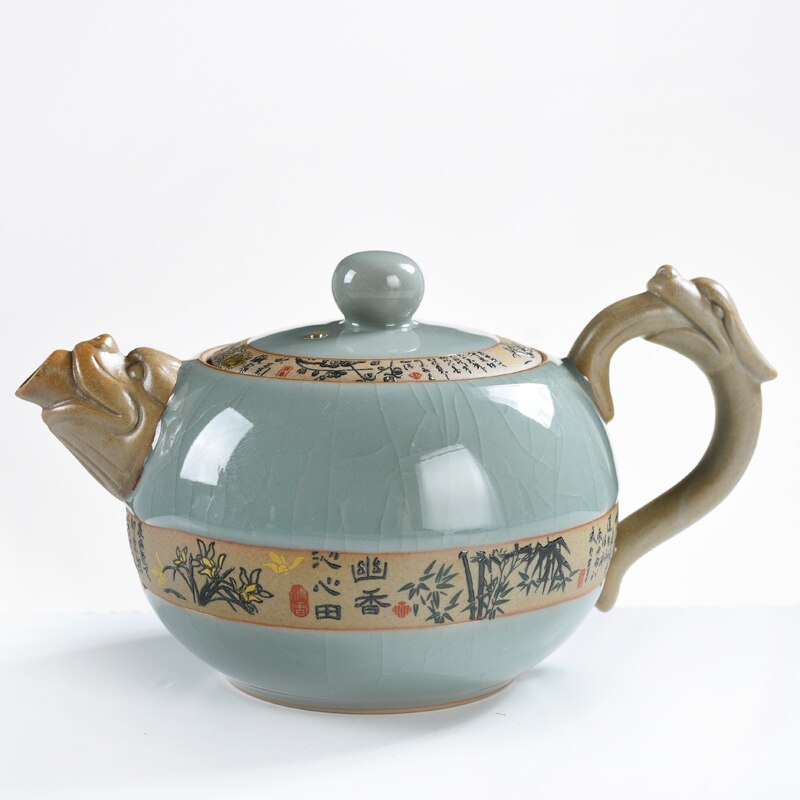 Chinese ceramic teapot simple teacup tea ceremony tea set household Chinese tea coffee tea set: Default Title