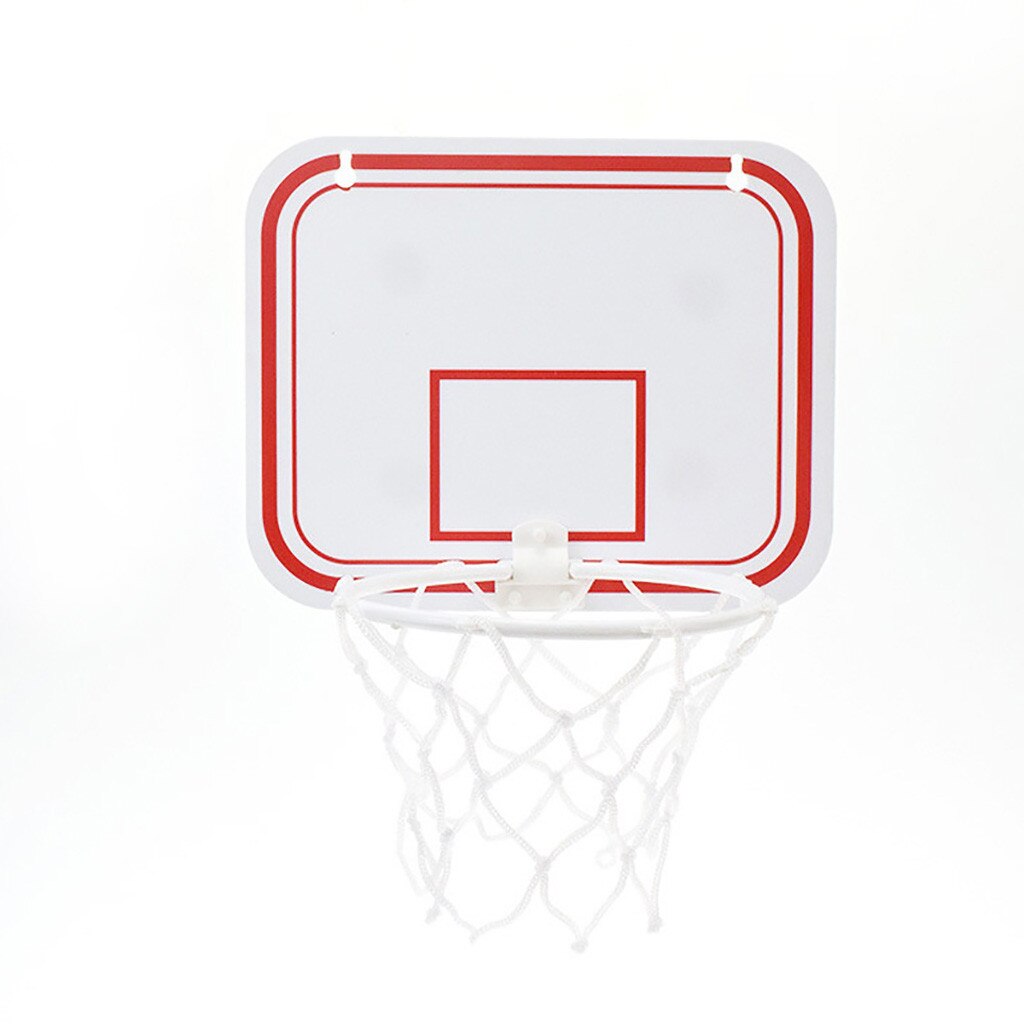 Juego de aro de baloncesto para niños, Mini Marco de plástico plegable de suspensión portátil para interiores, accesorios deportivos #33